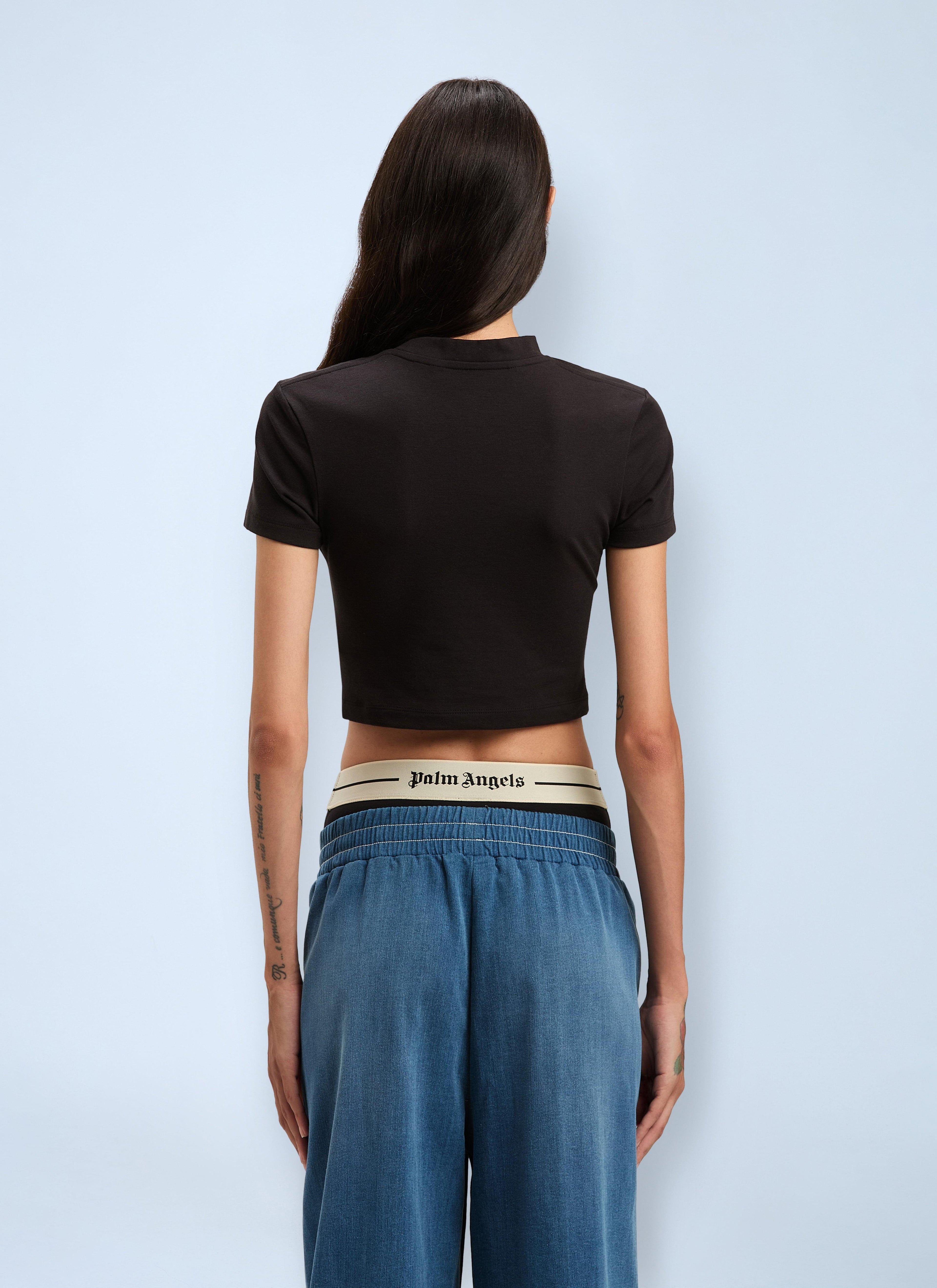 Palm Angels Women Logo Motif T-Shirt