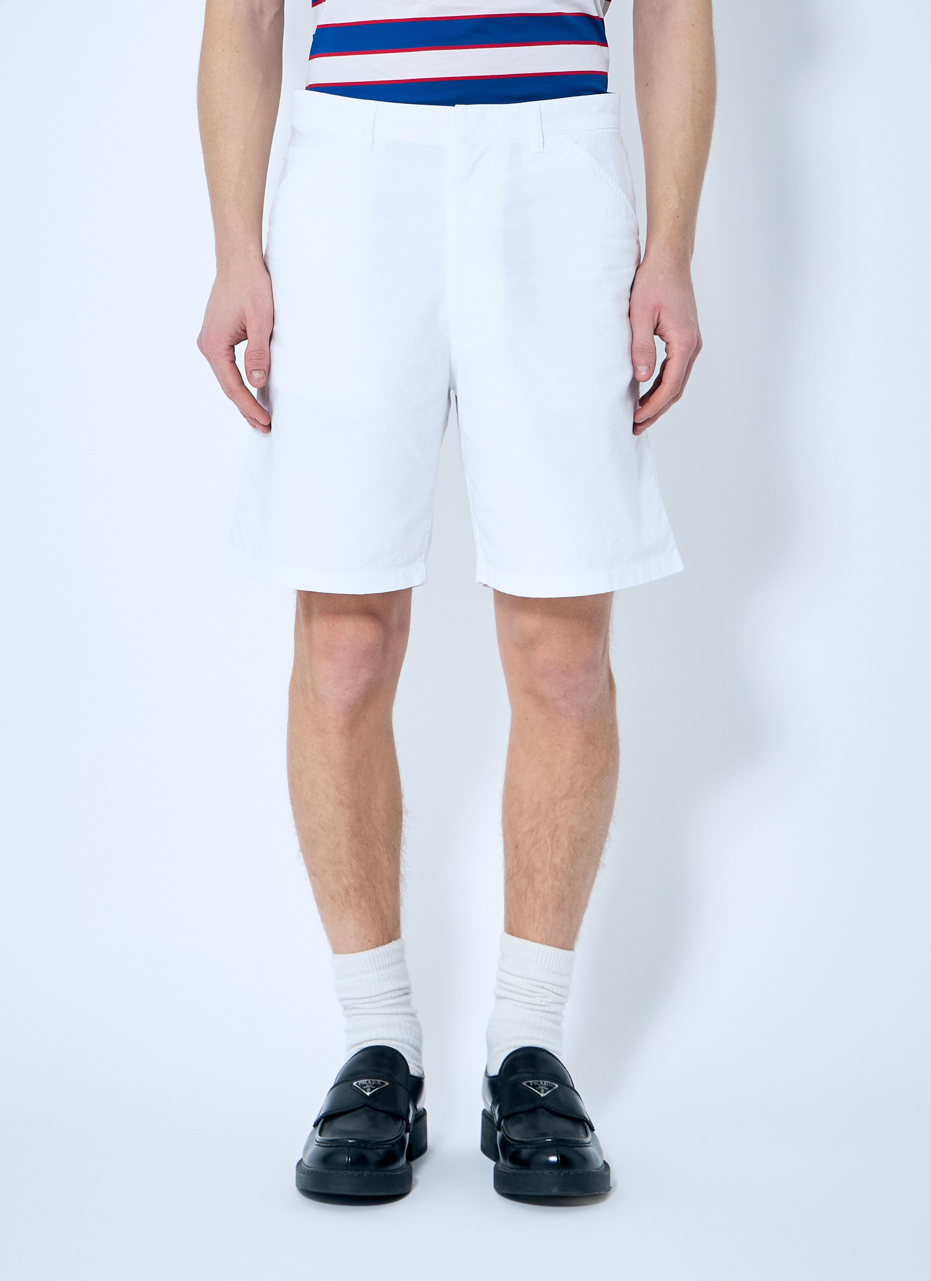 Prada Men Oxford Shorts