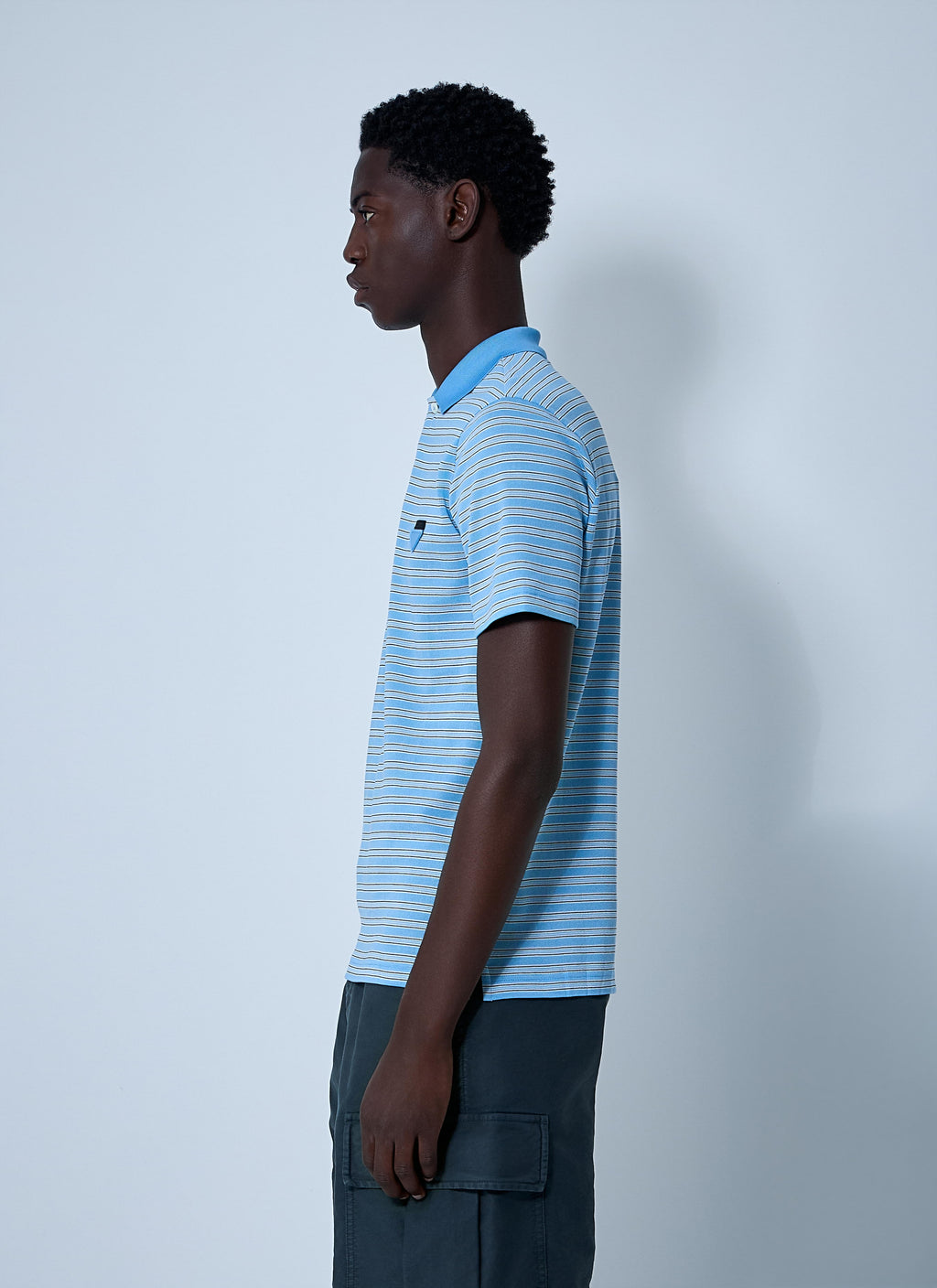 Prada Men Logo Motif Polo Shirt