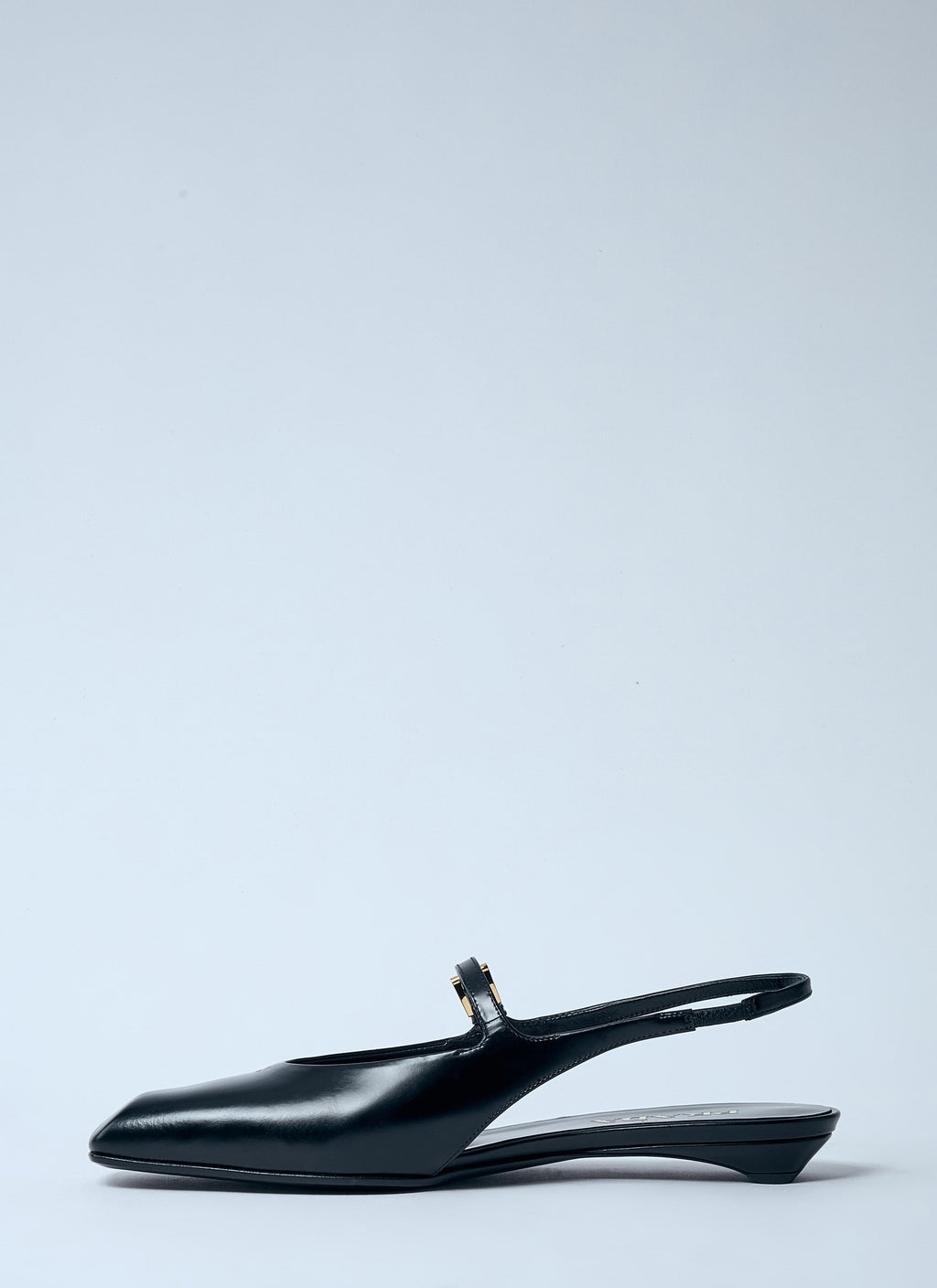 Prada Women Leather Slingback Ballerina Pumps