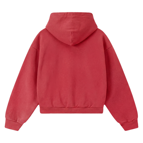 Arnuki Red Smile Streetwear Hoodie 460GSM Y2K Unisex Cotton DTG Graphic