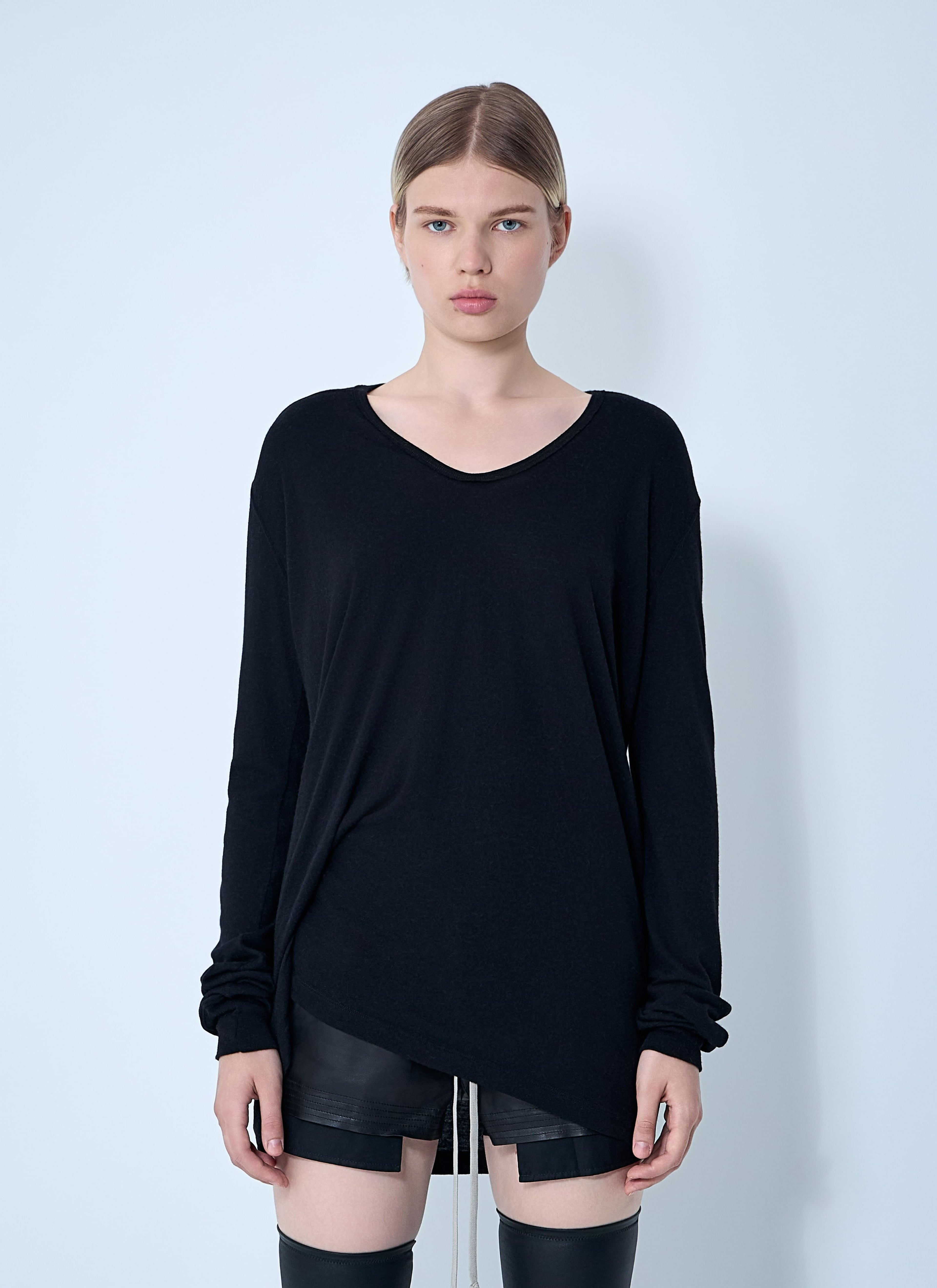 Rick Owens Women Hiked Long Sleeve Top
