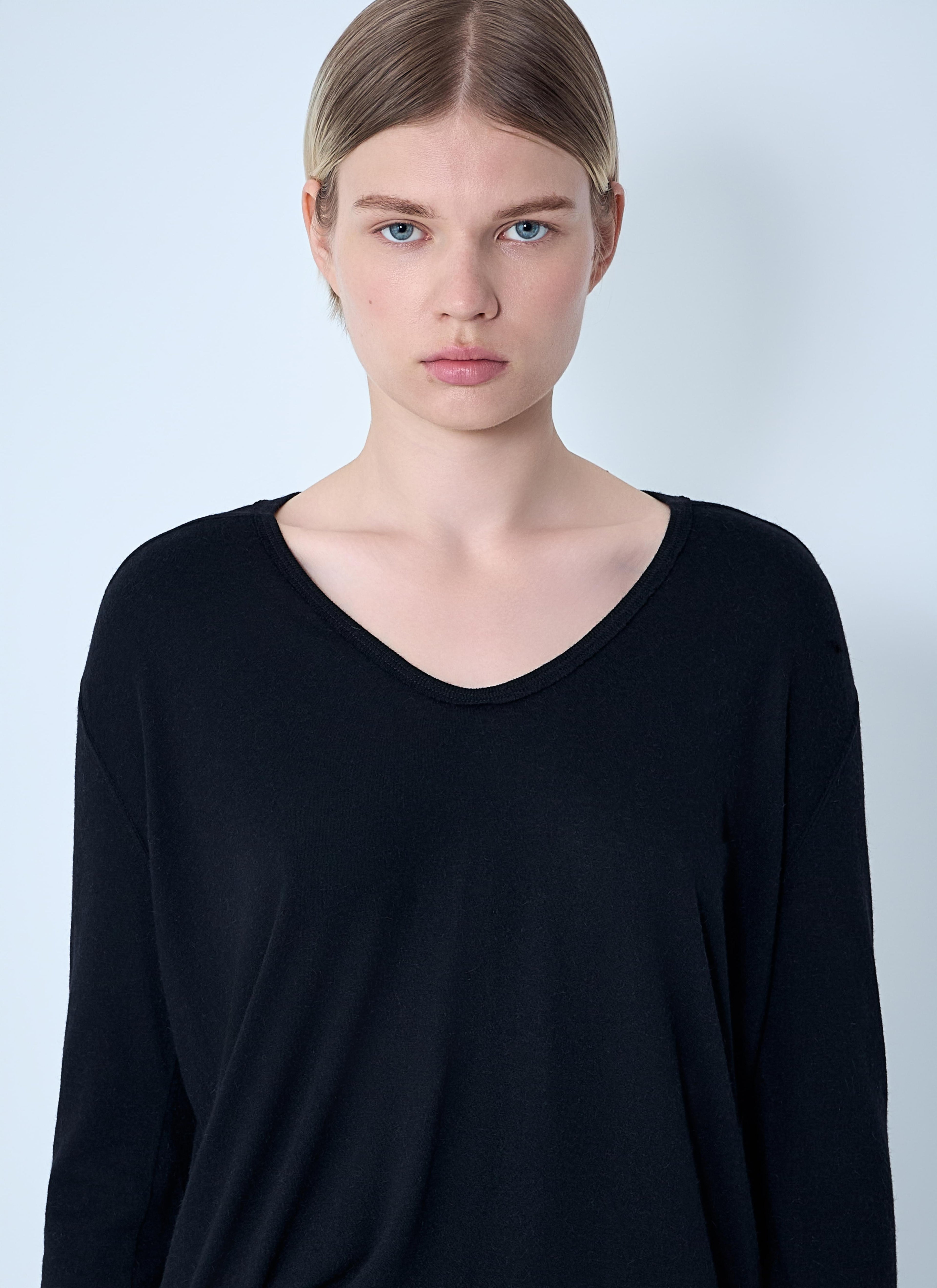 Rick Owens Women Hiked Long Sleeve Top