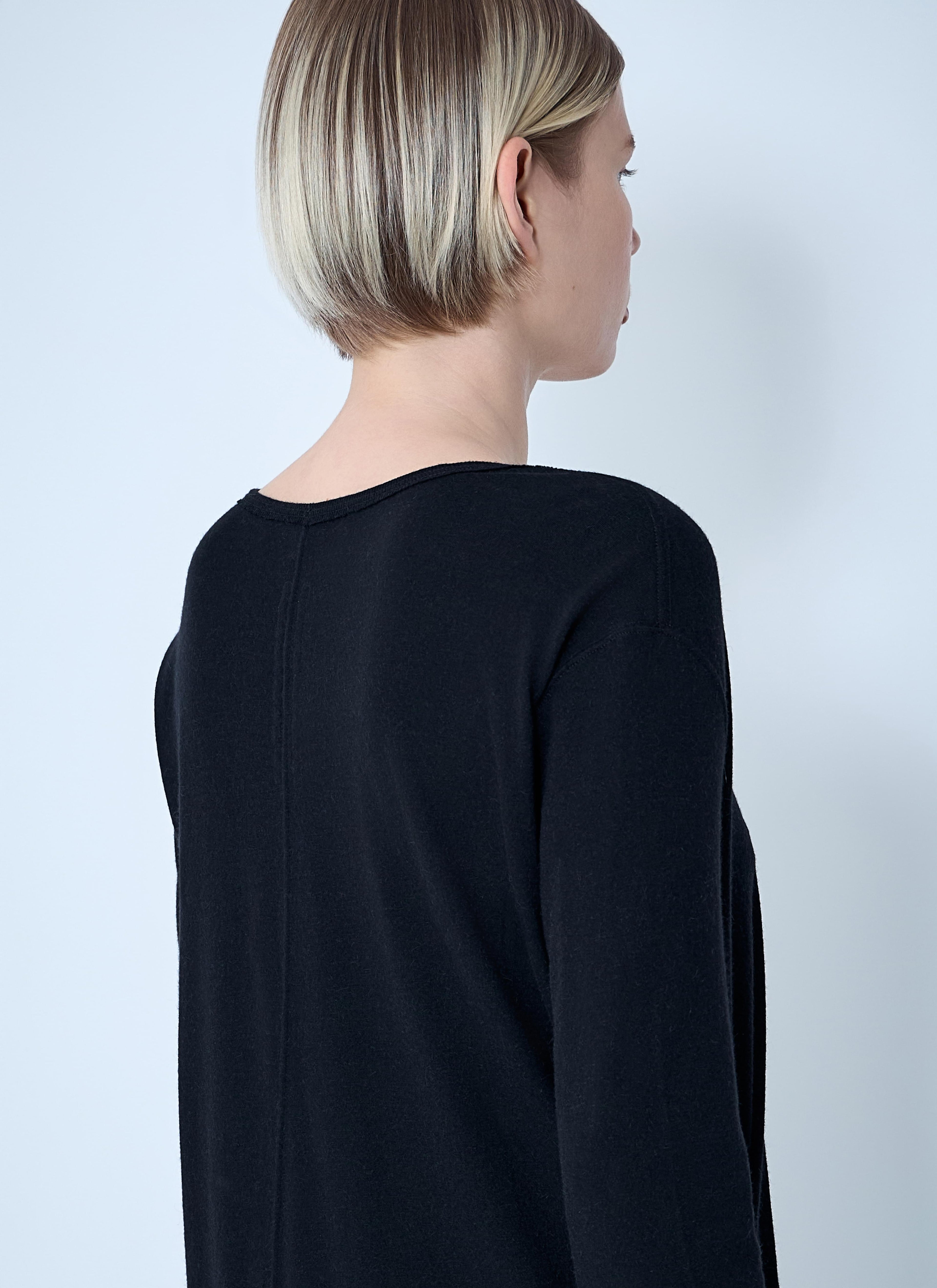Rick Owens Women Hiked Long Sleeve Top