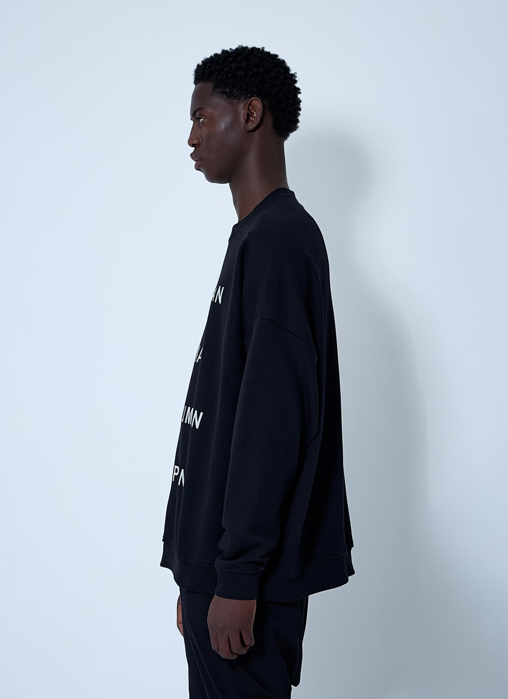 Rick Owens X Champion Men Text Print Sweatshirt