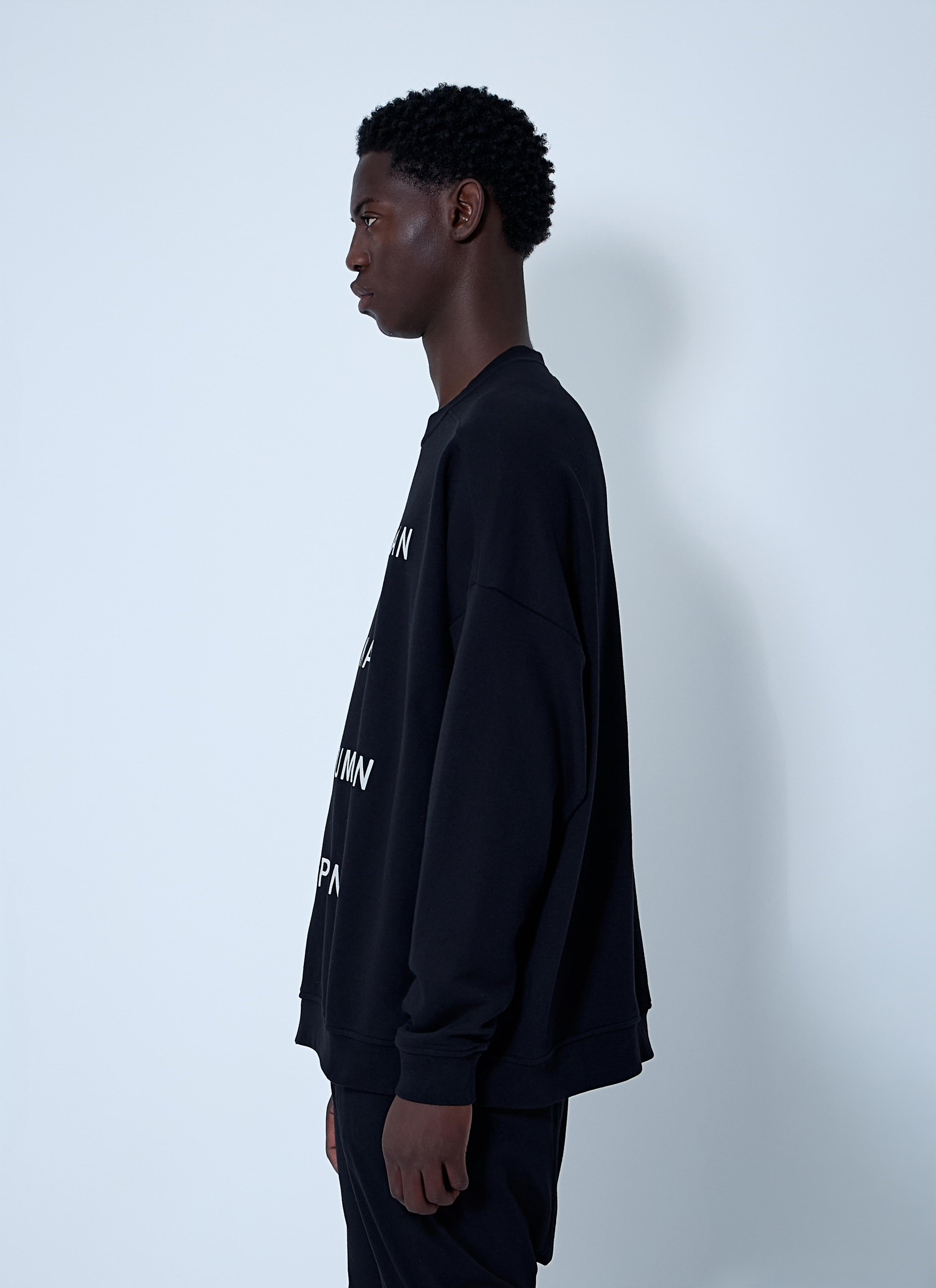 Rick Owens X Champion Men Text Print Sweatshirt
