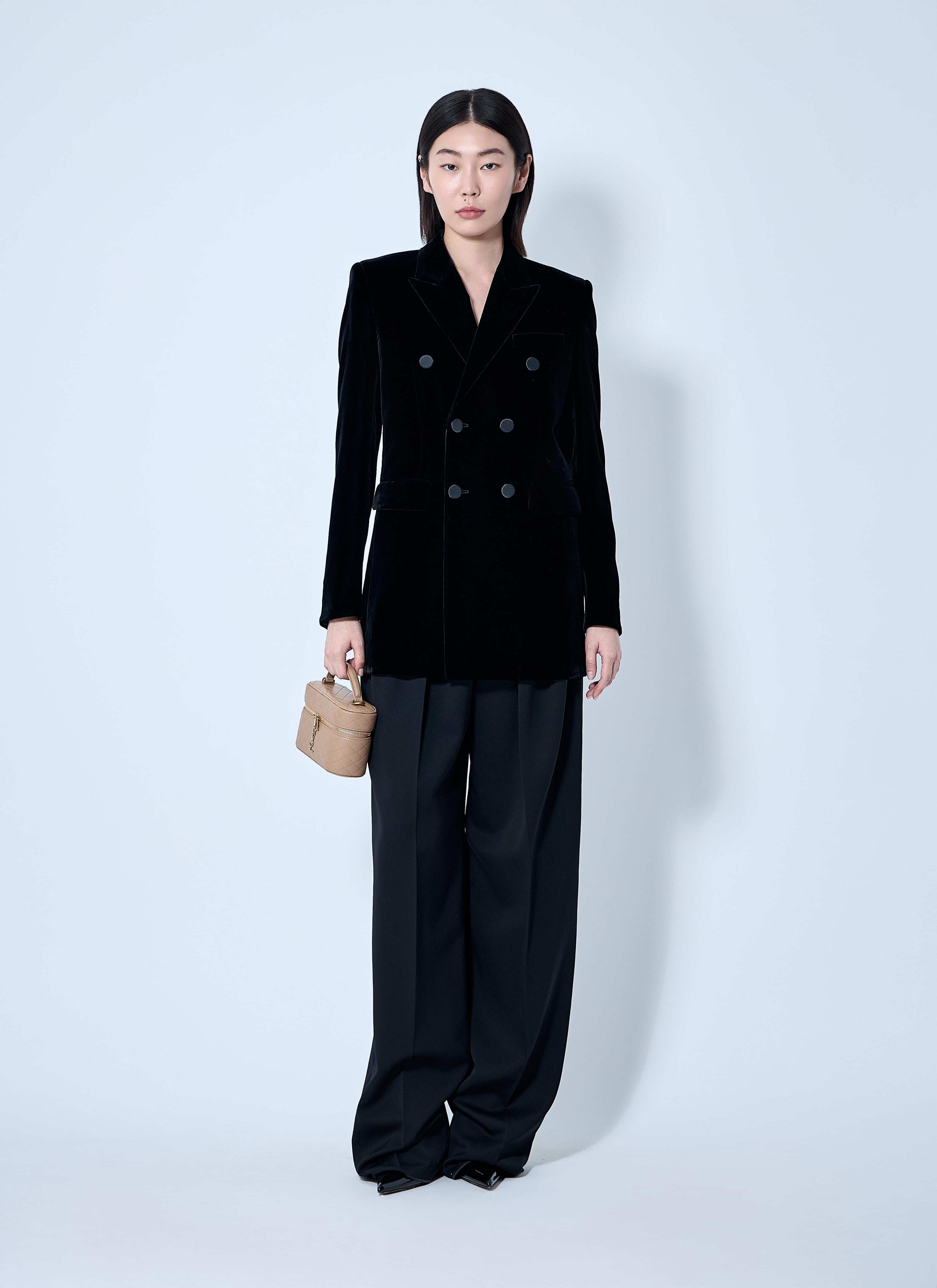 Saint Laurent Women Velvet Blazer