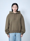 Saint Laurent Women Hooded Logo Motif Sweatshirt