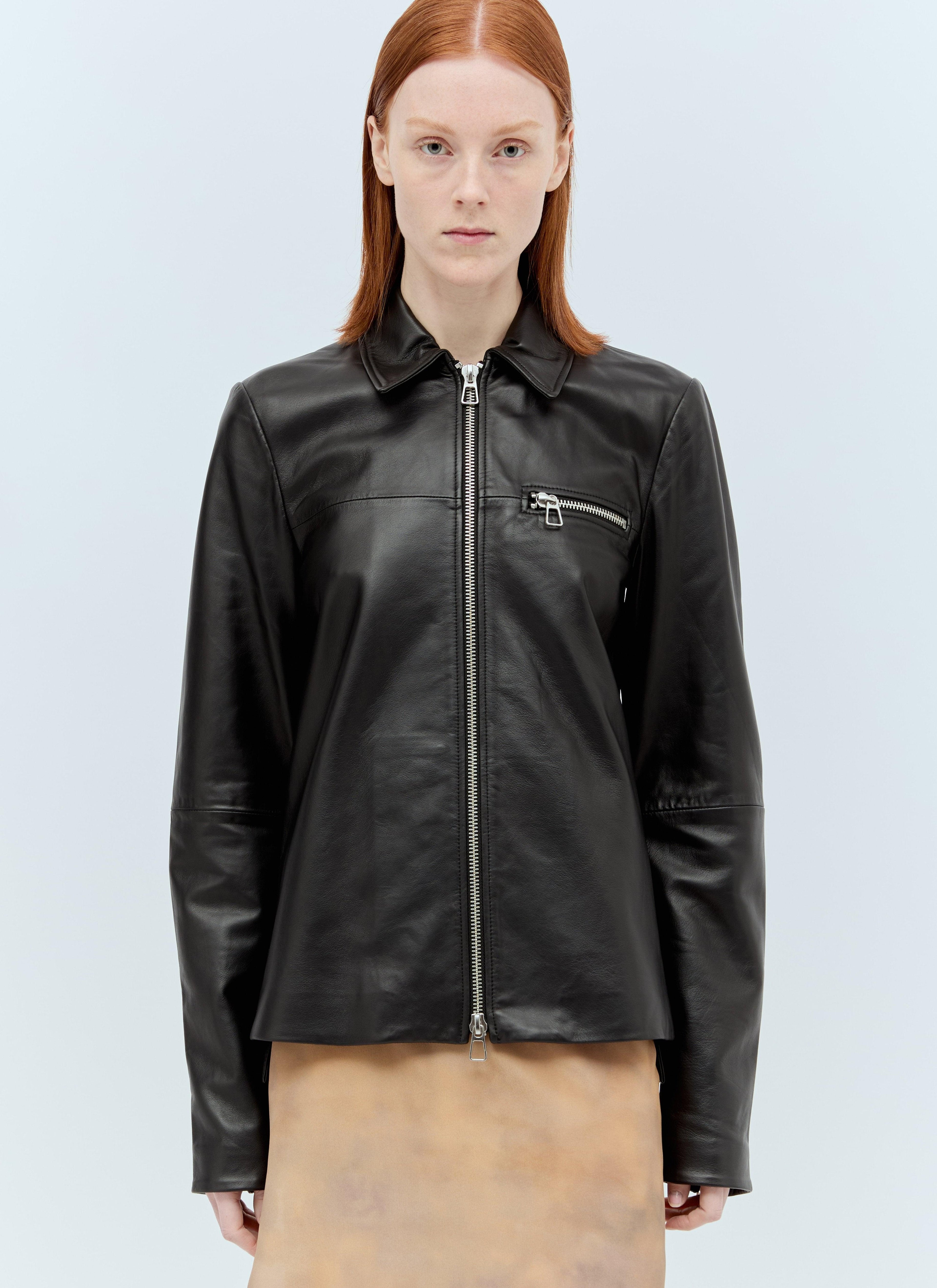 Sportmax Women Nappa Leather Jacket