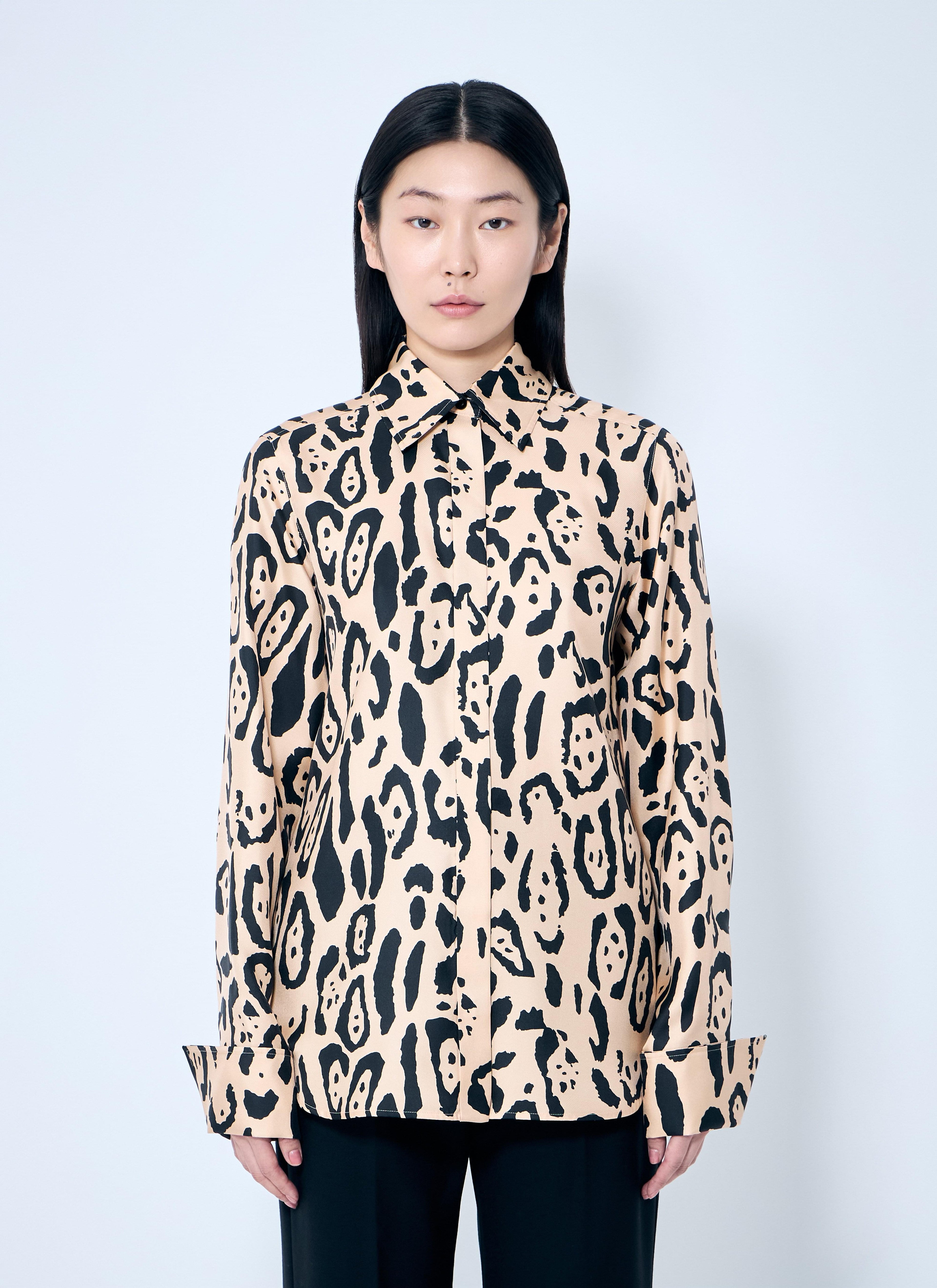 Sportmax Women Animal-Print Shirt