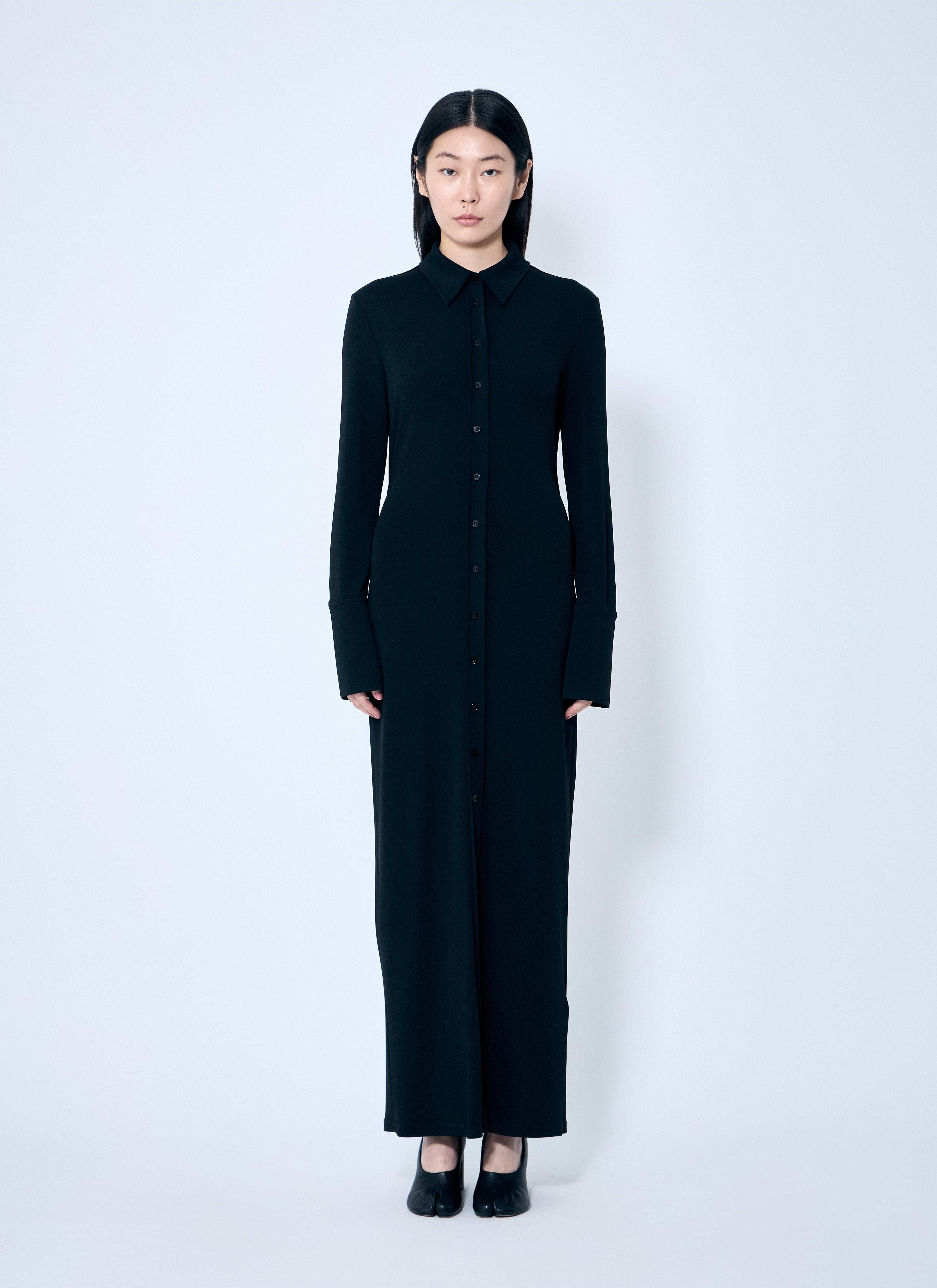 Sportmax Women Crepe Jersey Shirt Dress