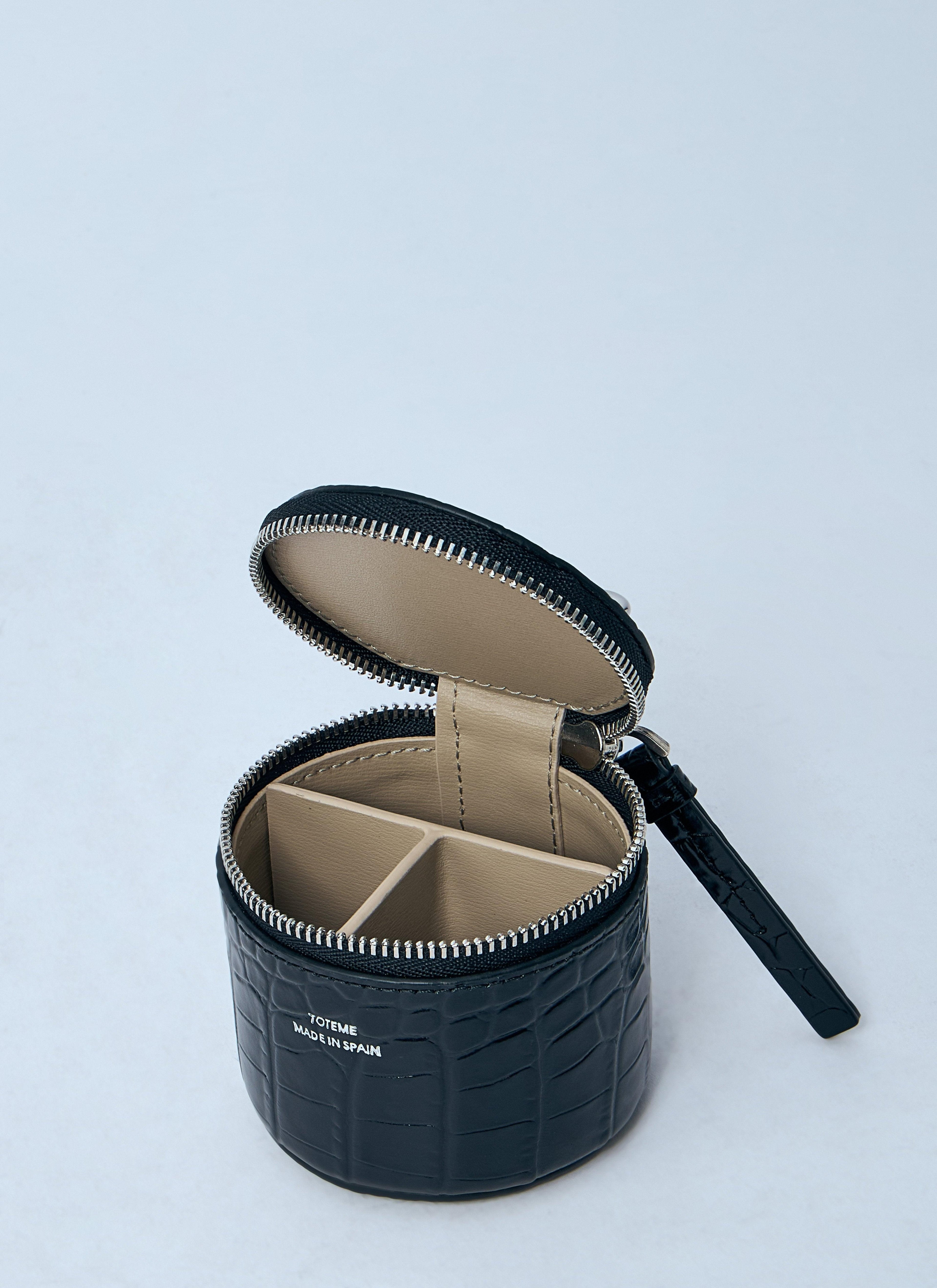 Toteme Women Croc-Embossed Jewelry Box