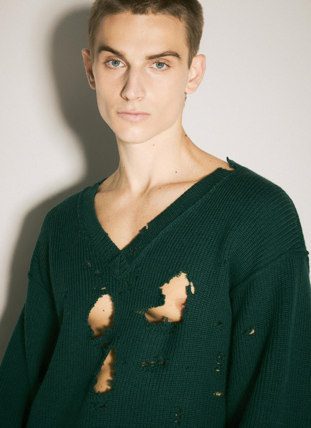 Vetements Men Destroyed Sweater