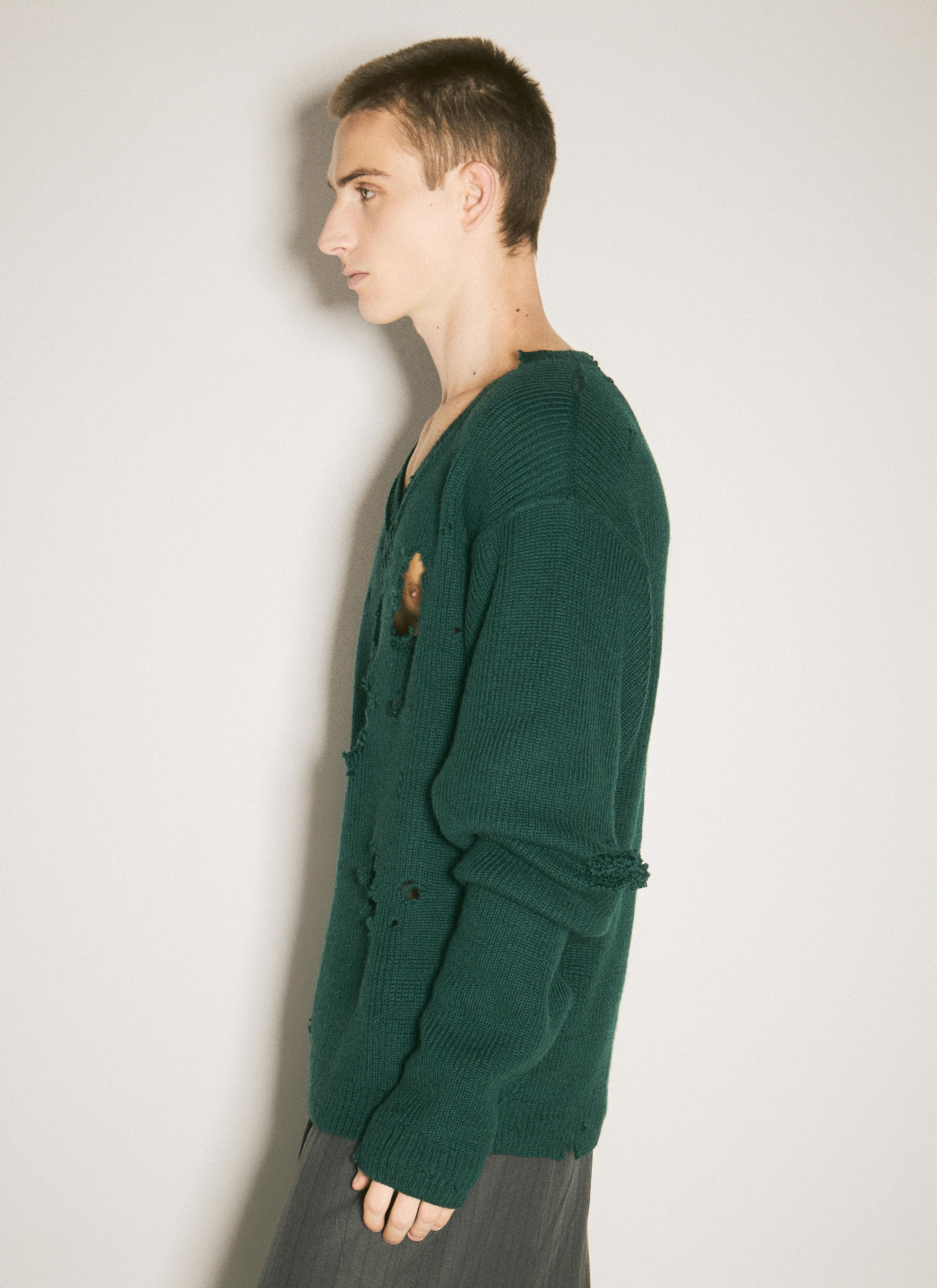 Vetements Men Destroyed Sweater