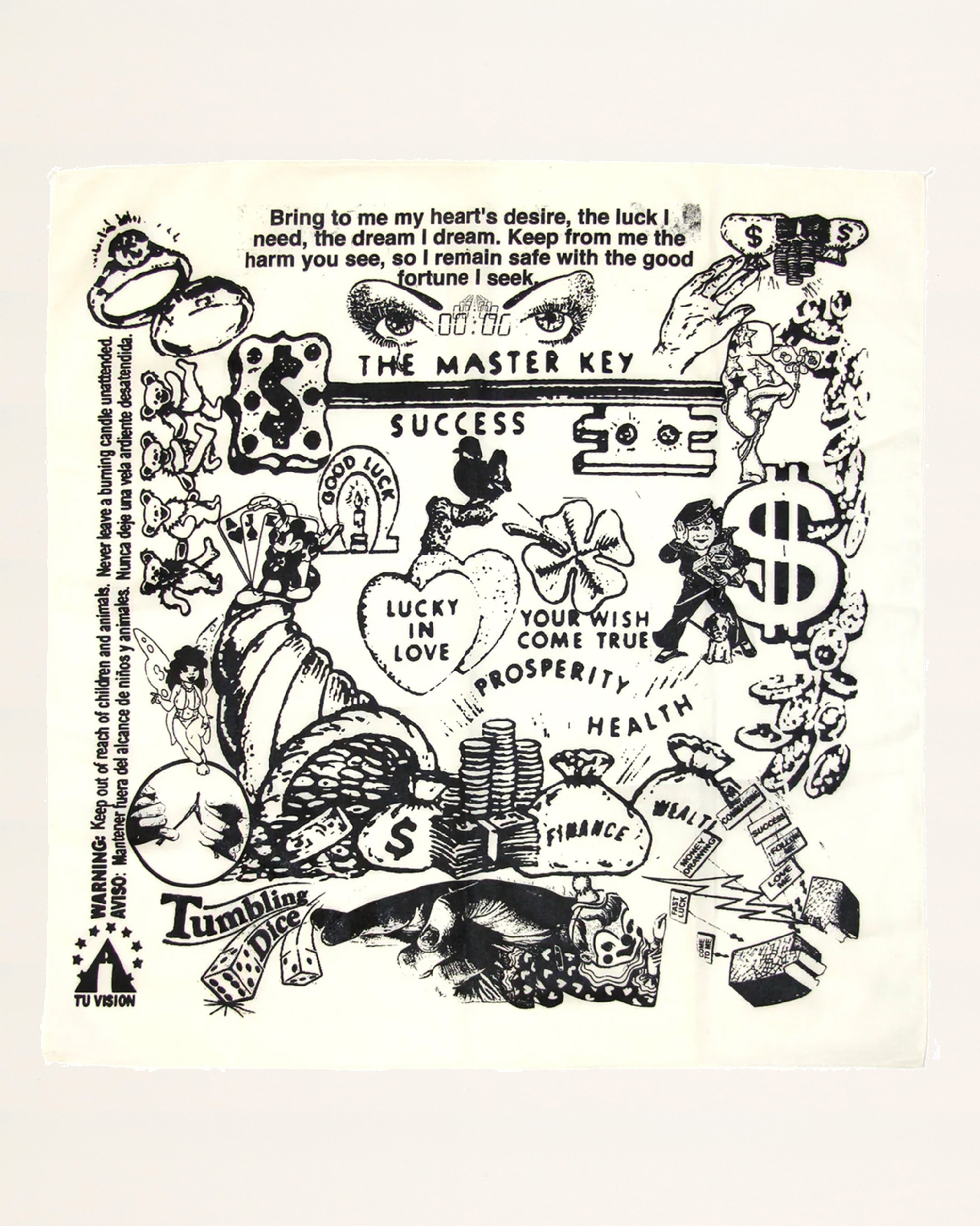 Good Luck Bandana - Ivory