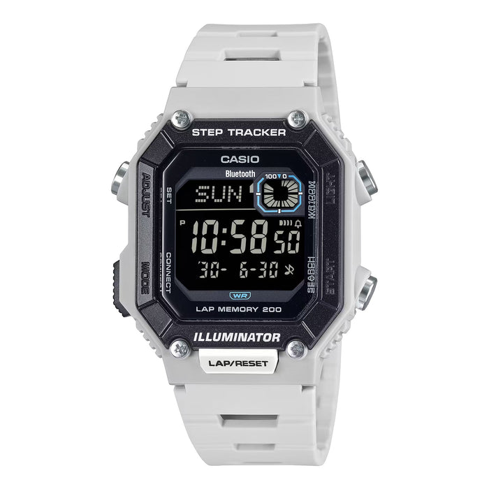 Casio Men's Digital Watch with Gray Band - WS-B1000-8BVCF