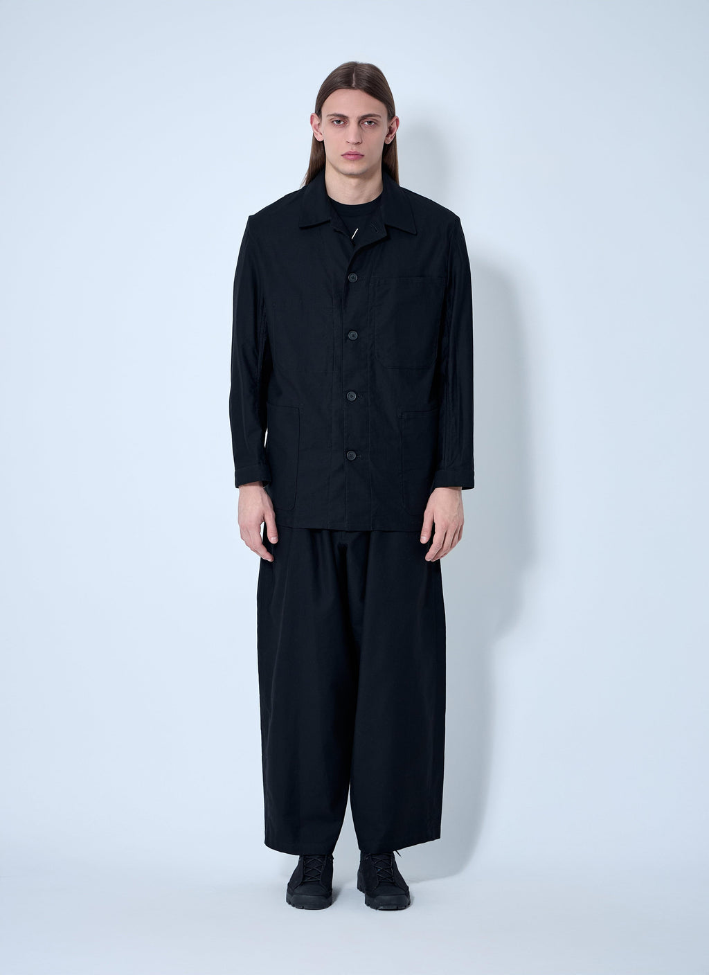 Yohji Yamamoto Men Button-Down Shirt